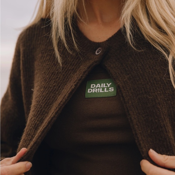 Daily Drills Single Button Sweater - Picture 3 of 13